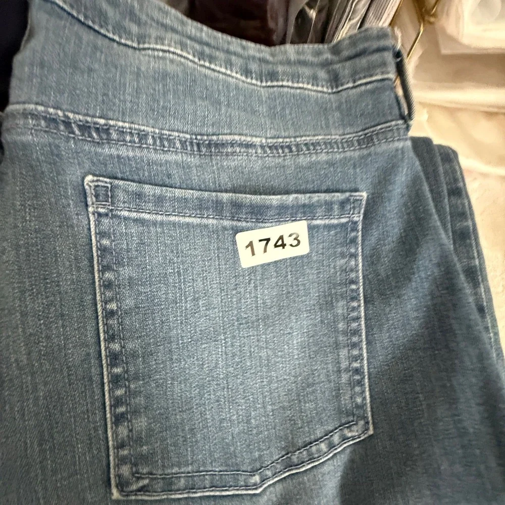 Buffalo David Bitton Alyssa High Rise Strt Leg Jeans Blue 12/32 Stretch Denim